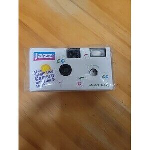 NEW Jazz Single Use 35mm Film & Flash Model DZ50 with 27 Exp Disposable Camera